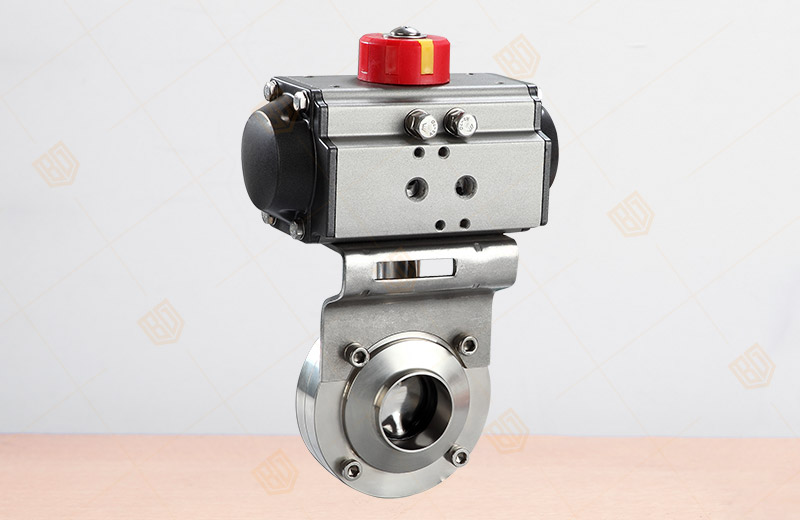 Pneumatic Sanitary Butterfly Valve