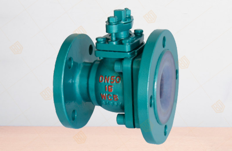 Fluorine Lined Discharge Ball Valve