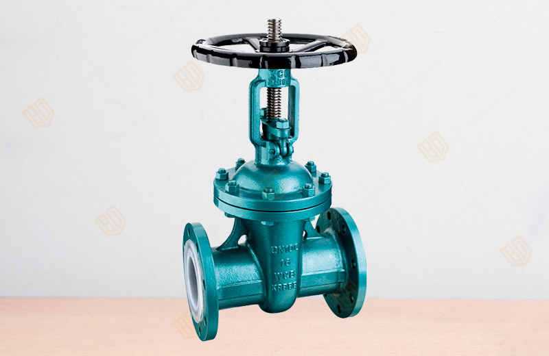 Fluorine Lined Gate Valve