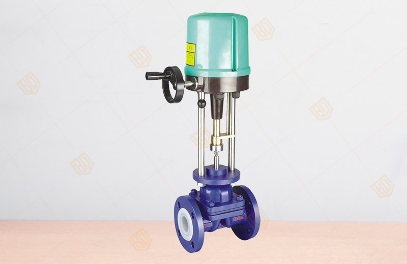 Electric Fluorine Lined Diaphragm Valve