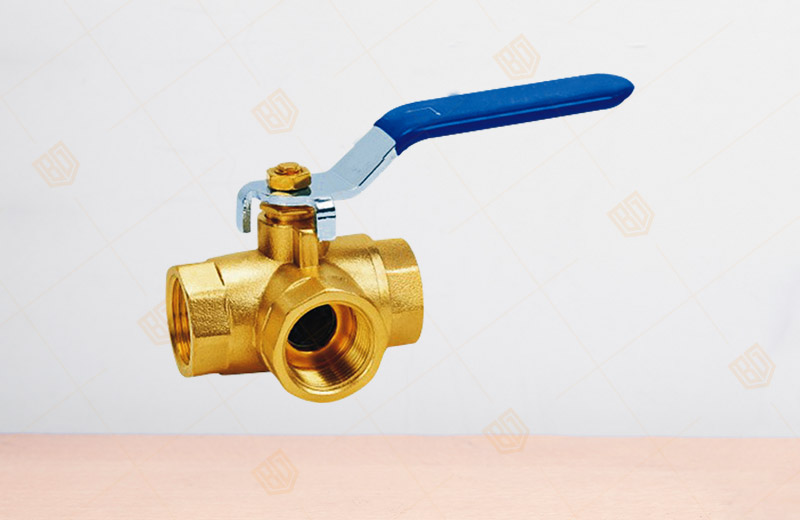 Brass Tee Ball Valve (Model L)